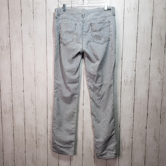 Level 99 Lily Skinny Straight Railroad Stripe 28 - Picture 6 of 8